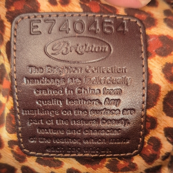 Brighton Garbo Brandy Leather Shoulder Bag - Picture 8 of 15